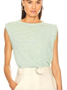 FRAME Denim Rolled Muscle Tee
